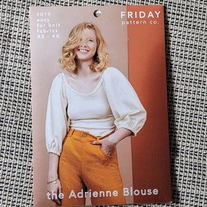 Friday Pattern Co. - The Adrienne Blouse - Sewing Pattern